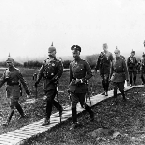 Kaiser Wilhelm II and Crown Prince Wilhelm, WW1