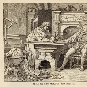 Kepler with Rudolf II