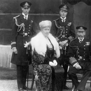 King George V and family; early 1920s