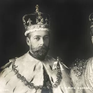 King George V and Queen Mary - Coronation in 1911