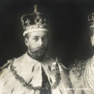 King George V and Queen Mary - Coronation in 1911