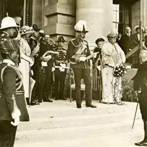 King George V and Queen Mary, new County Hall, London