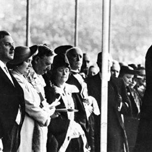 King George VI opens Empire Exhibition, Glasgow 1938