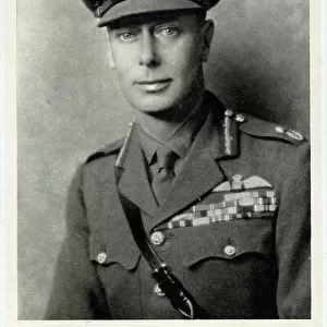King George VI in uniform - portrait photograph