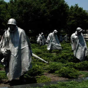 Korean War Veterans Memorial (1995). Washington D. C. United