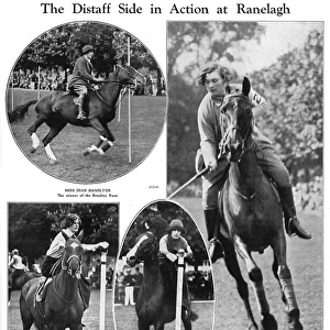 Ladies Mounted Sports at Ranelagh - Lady Alice Scott