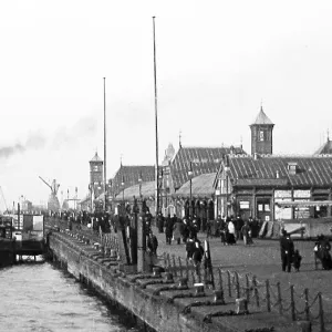 The Landing Stage, Liverpool - early 1900s