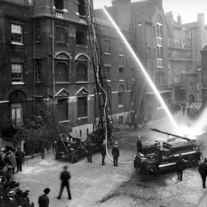 LCC-LFB Fire display at Brigade HQ Southwark