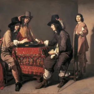 LE NAIN, Mathieu (1607-1677). The Backgammon