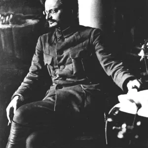 Leon Trotsky Portrait Print, 16th October 1920 Leon Trotsky Portrait Print, 16th October 1920