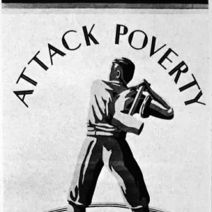 Liberal Party Poster; Attack Poverty