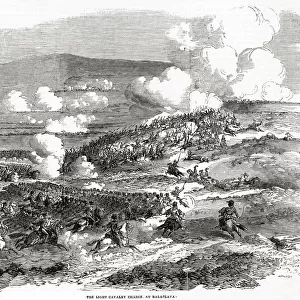 The Light Cavalry charge. Date: 25 October 1854