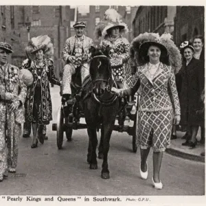 London Life: Costermonger Pearly Kings and Queens, Southwark