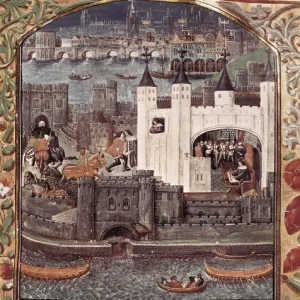 London and the Thames (15th c.). Gothic art