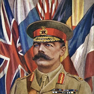 Lord Kitchener with Allied flags, Unity is Strength