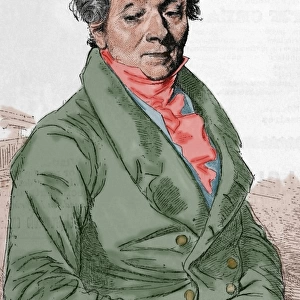 Louis Pierre Henriquel-Dupont (1797-1892). Engraving. Colore