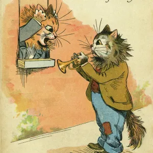 Louis Wain, Daddy Cat - trumpeter