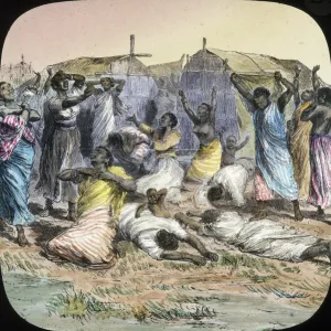 Mahdist War - Sudan Campaign - Women weeping in Suakim