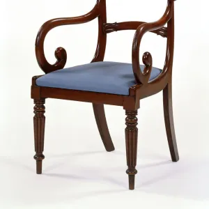 Mahogany armchair