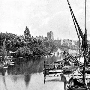 Maidstone River Medway early 1900s