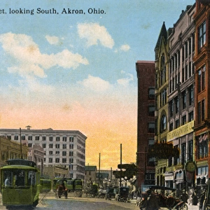 Main Street, Akron, Ohio, USA