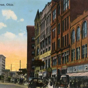 Main Street, Akron, Ohio, USA