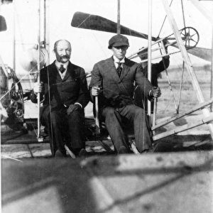 Major Baden Fletcher Smyth Baden-Powell and Wilbur Wright