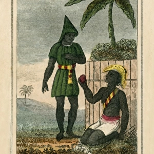 Man and Woman of Cazegut, (Bissau, Guinea)