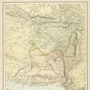 Afghanistan Pillow Collection: Maps