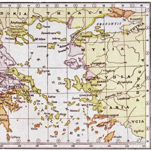 Greece Framed Print Collection: Maps