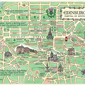 Map - Edinburgh, Capital of Scotland