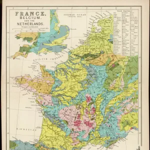 Map / France / Belgium / Nethe