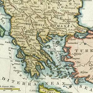 Albania Premium Framed Print Collection: Maps