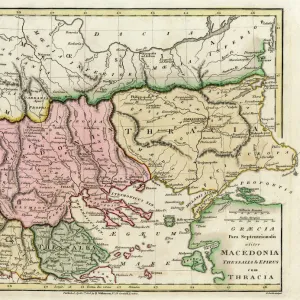 Maps and Charts Jigsaw Puzzle Collection: North Macedonia