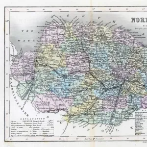 Map / Norfolk C1857