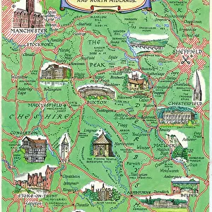 Map - The Peak District & North Midlands