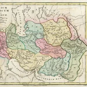 Map of Persia (Iran)