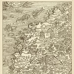 Map / Scandinavia 1539