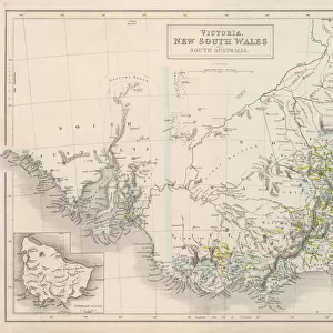 Maps / Australia 1854
