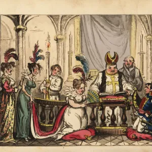 Marriage of Napoleon and Josephine at Notre Dame, 1804