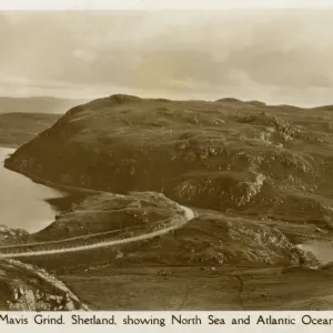 Mavis Grind, Shetland Islands Print - circa 1910s Mavis Grind, Shetland Islands Print - circa 1910s