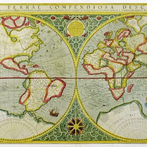 Mercator / World Map / 1587