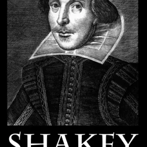 William Shakespeare Print - Shakey Portrait William Shakespeare Print - Shakey Portrait