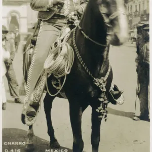 Mexican horseman or Charro, Mexico