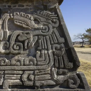 MEXICO. Xochicalco. Ceremonial Center. Quetzalcoatl