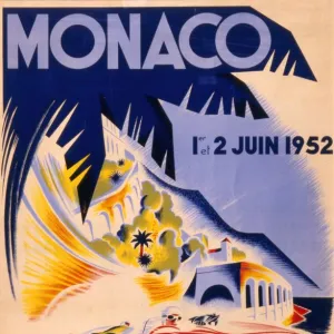 Monaco 1952 poster