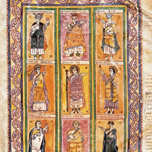 Mozarabic art. 10th century. Codex Vigilanus or Albeldensis