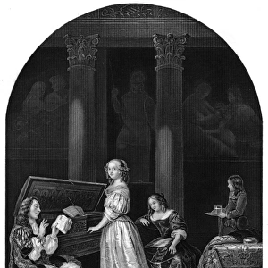 Music at home, 17th century