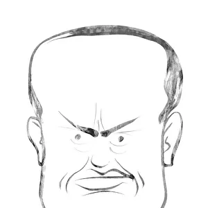 Mussolini Caricature