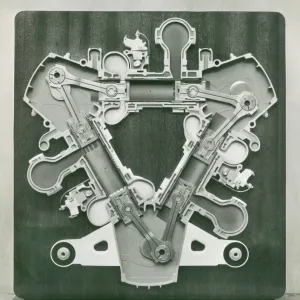 Napier Deltic engine, cross section